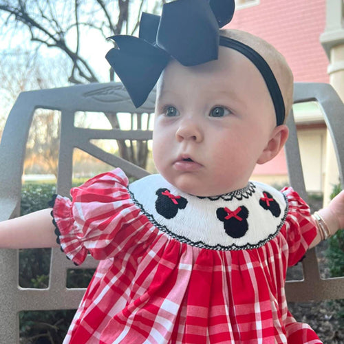 frozen smocked dress themed 8  Petite Encore This Smocked Ice Princess Seersucker Dress is perfect for your little one! Frozen Dress Babeeni Smocked Dress