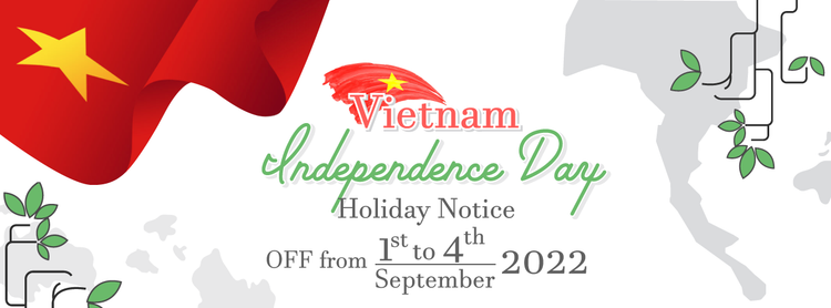 Holiday Notice  of Vietnam Independence Day