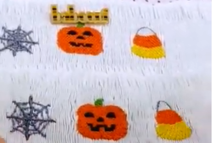 How to make Halloween smocking