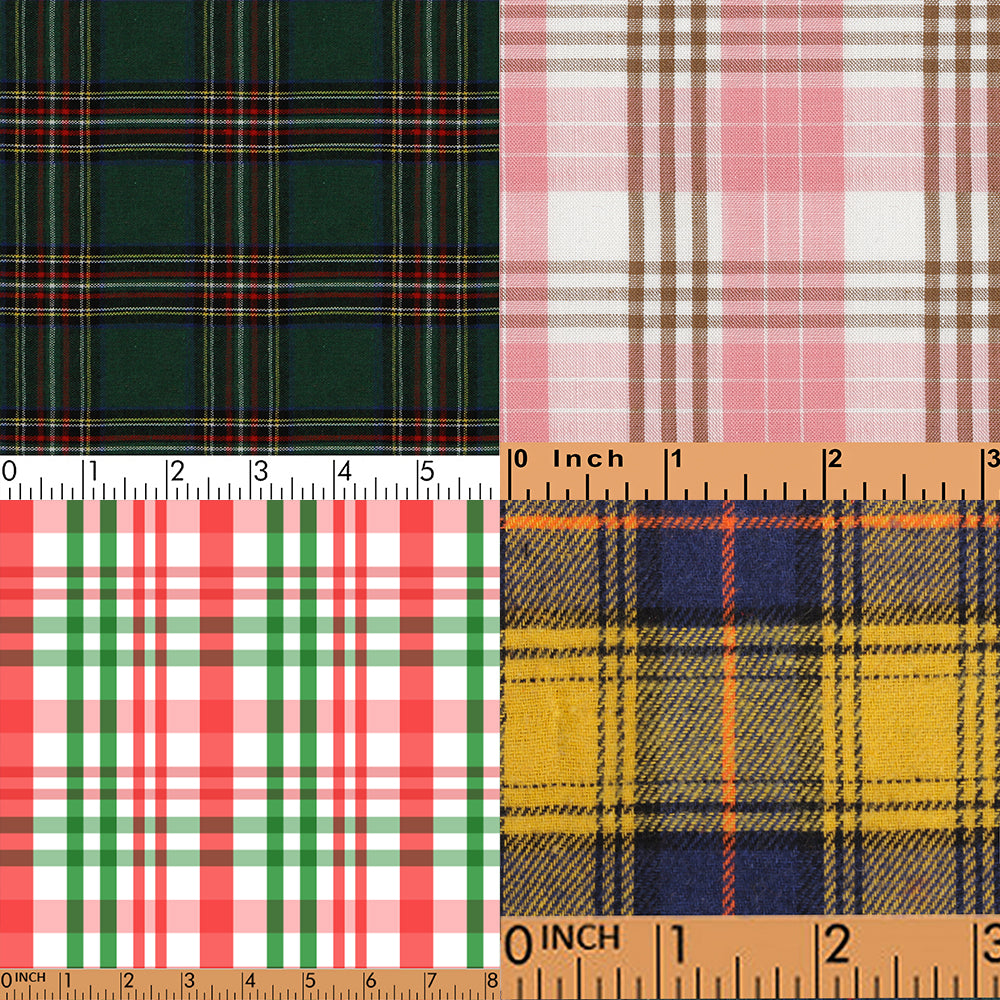 TARTAN/PLAID/FLANNEL PLAIN FABRIC