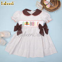 Turkey hand smocked baby dress - DR3747