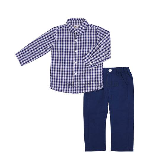 Navy boy plain set -BP 01