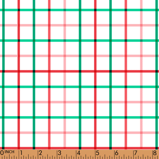 PP209-red, pink,green plaid printing in 4.0 fabric