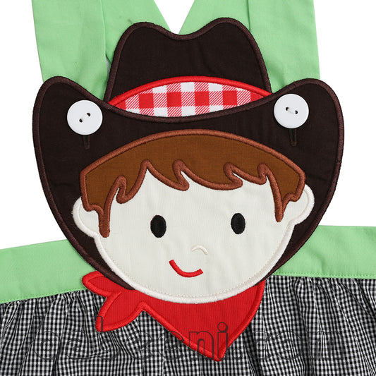 Texas applique bubble for boys - BC 828