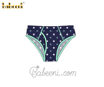 Sand dollar and starfish printed man brief - UM 25