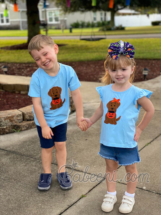 Dog applique set clothing