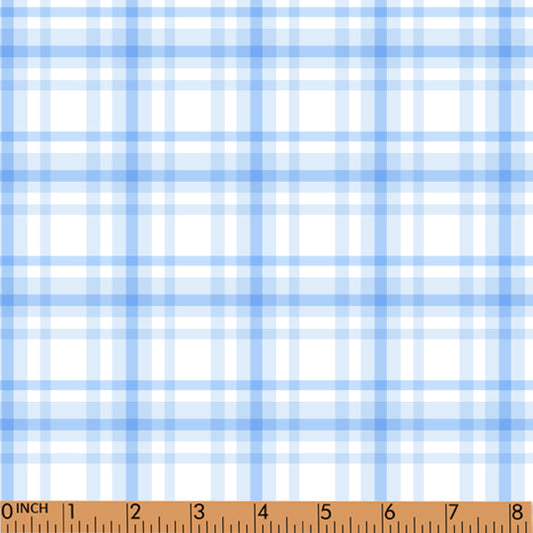 PP191 - blue white plaid 2 print 4.0