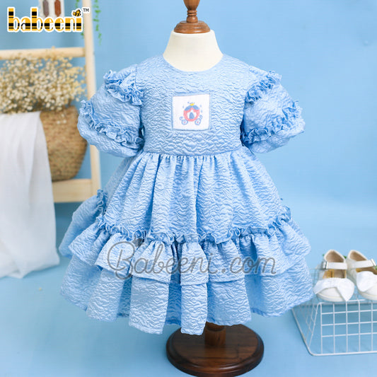 Elegant Castle & princess smocked dress - DR 3254A