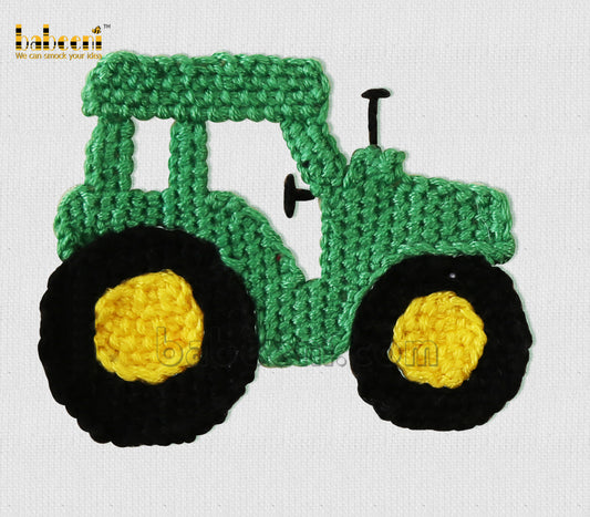 Tractor crochet girl dress - DR 3160