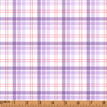 PP195 - purple, orange plaid print 4.0