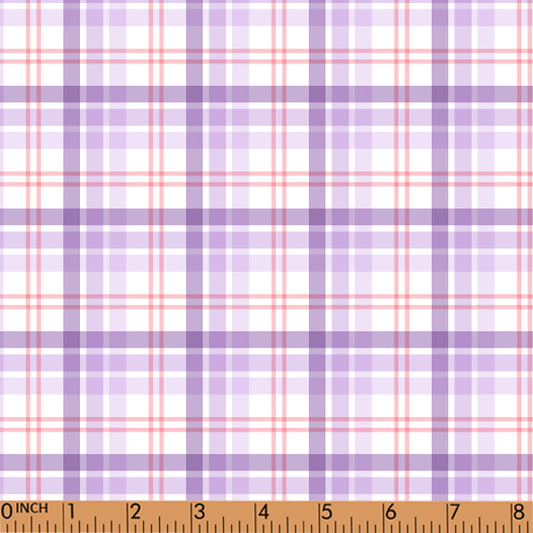 PP195 - purple, orange plaid print 4.0