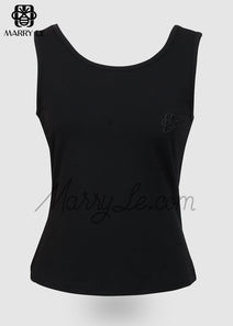 WOMEN BLACK TANK TOP – MD545