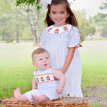 Thanksgiving smocked clothing