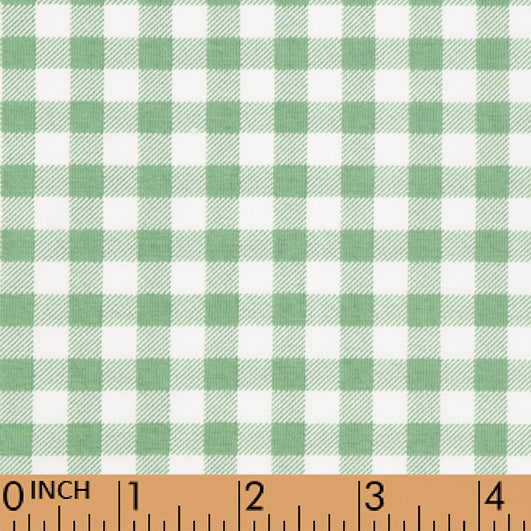 K298- Feldspar green gingham knit