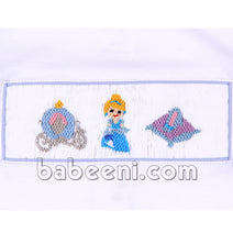 Cinderella smocked set for little girl- DR 2609