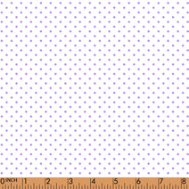 K105- white with tiny lavender dot knit printing 4.0