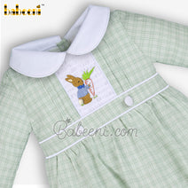 Rabbit embroidery boy bubble – BC 1008