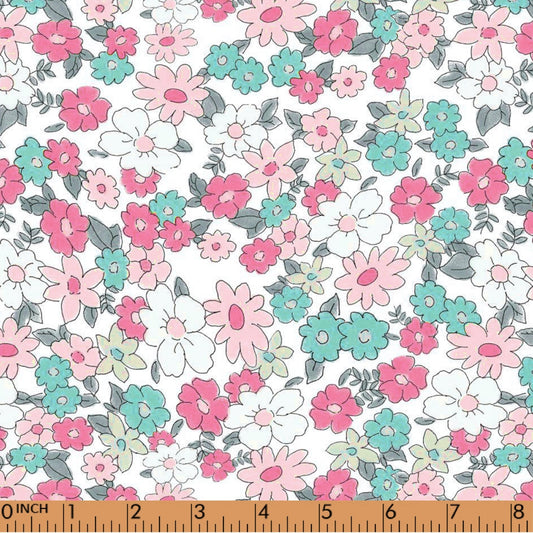 S102- pink floral rash guard printing 4.0