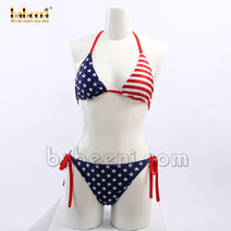 Lovely American flag girl swimwear for mommy - FWM 18