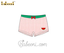 Watermelon embroidery girl underwear - UG 11