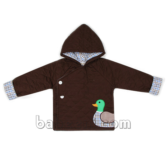 Wild duck quilted coat for boy - QC 69