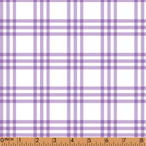 PP180 - Lavender plaid printing in 4.0 fabric