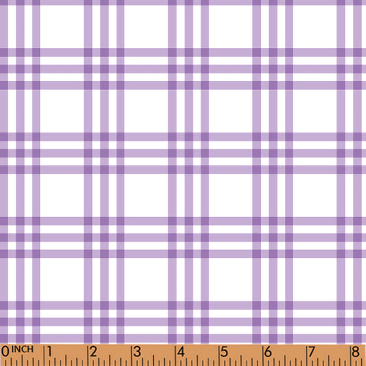 PP180 - Lavender plaid printing in 4.0 fabric