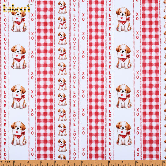 PP1112 - Teddy Stripe Red