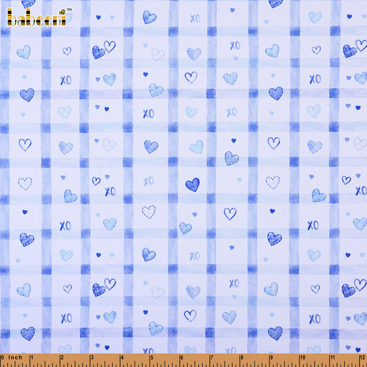 PP1103 - Blue Heart Gingham