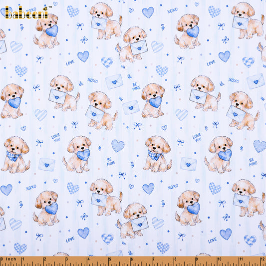 PP1108 - Blue Teddy Toile