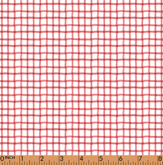 PP32 - US independence red plaid fabric 2 printing 4.0