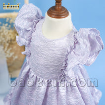 Elegant ruffle princess baby dress - DR 3248