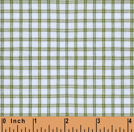 P20- Olive small windowpane