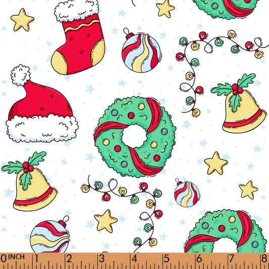 PP63-Christmas pattern fabric 63 printing 4.0