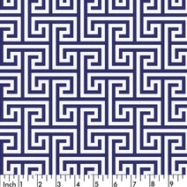 G3.0 - Royal blue greek key pattern