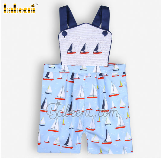 Sailboat shirring boy bubble – BC 1011