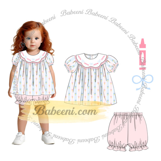 Back-to-School Floral Collar Set - DR4244