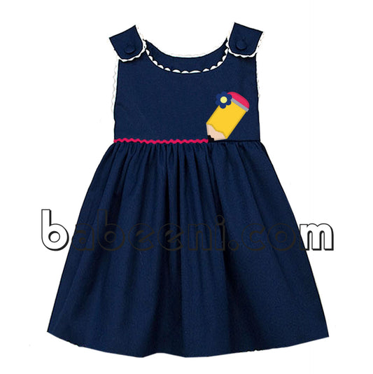 Lovely pencil applique dress - DR 2498