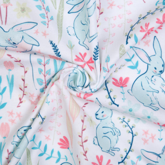 K345- Active bunny knit printing 4.0 fabric