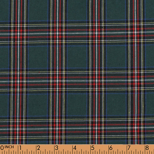 M50 - Green, red and yellow flannel plaid