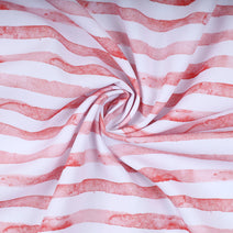 PP23 - Pale peach stripe printing 4.0 fabric