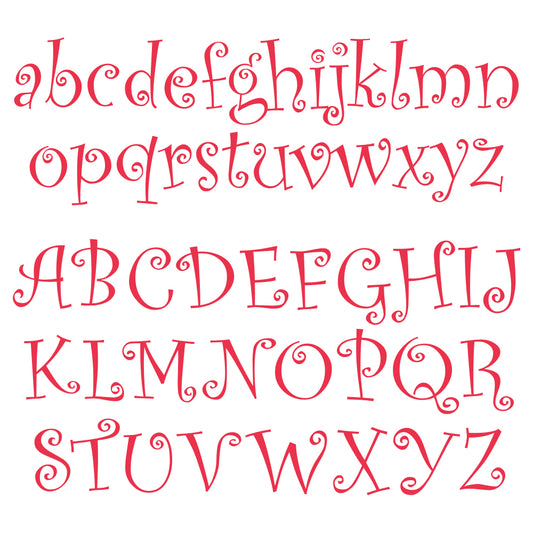 Curlz font