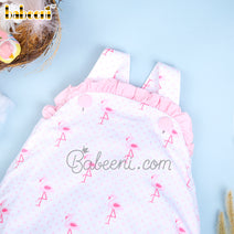 Baby girl summer flamingo romper – DR 3425