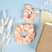 Skinny color satin baby scrunchies – HB 116