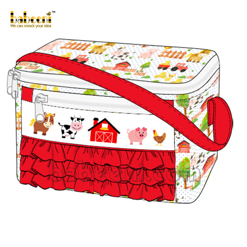 Animal smocked lunch box - LB 07