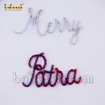 Name monogram embroidery - CP93