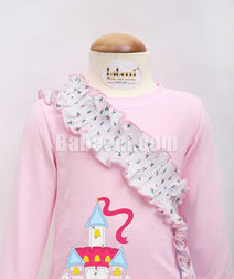 Pretty Ruffle pajama for little girls - DR 2852