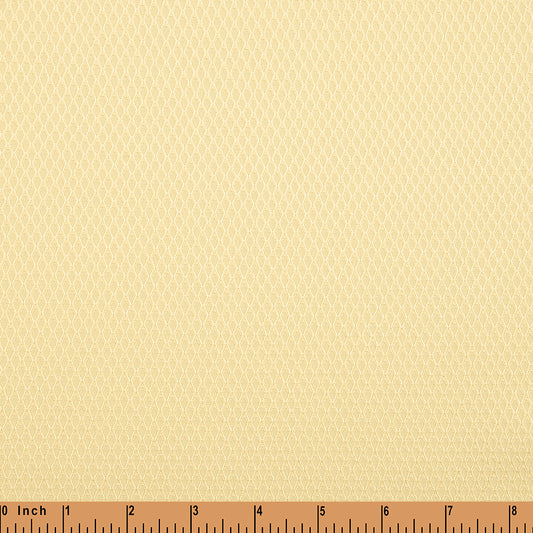 HC04- Pastel yellow Honey comb fabric