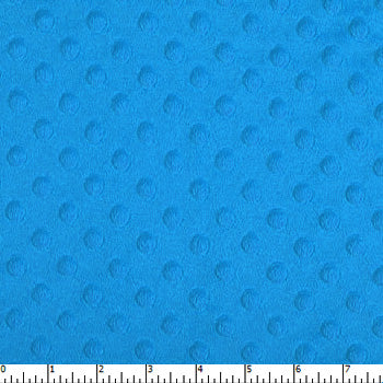 MK 3.0 - Turquoise Minky  (65% cotton & 35% polyester)