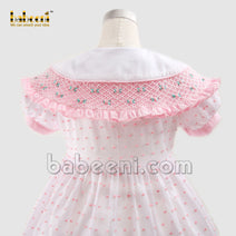 Stylist little girls pink swiss dot tutu dress - DR 3236